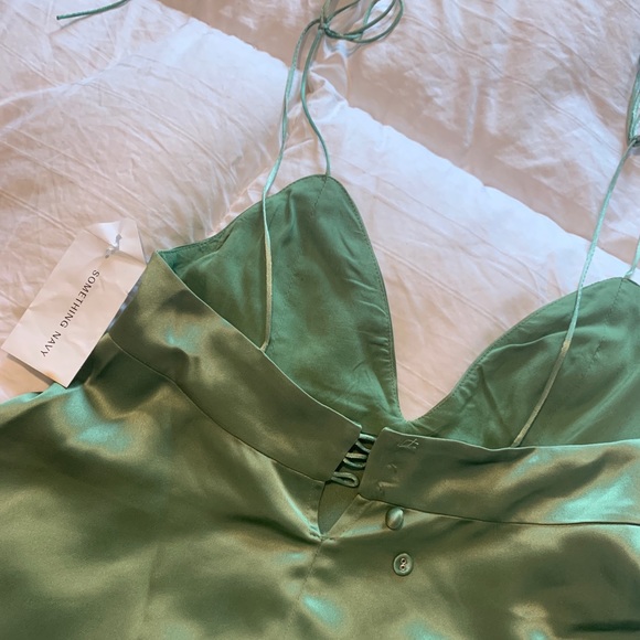 Something Navy Silk Set - Picture 8 of 8